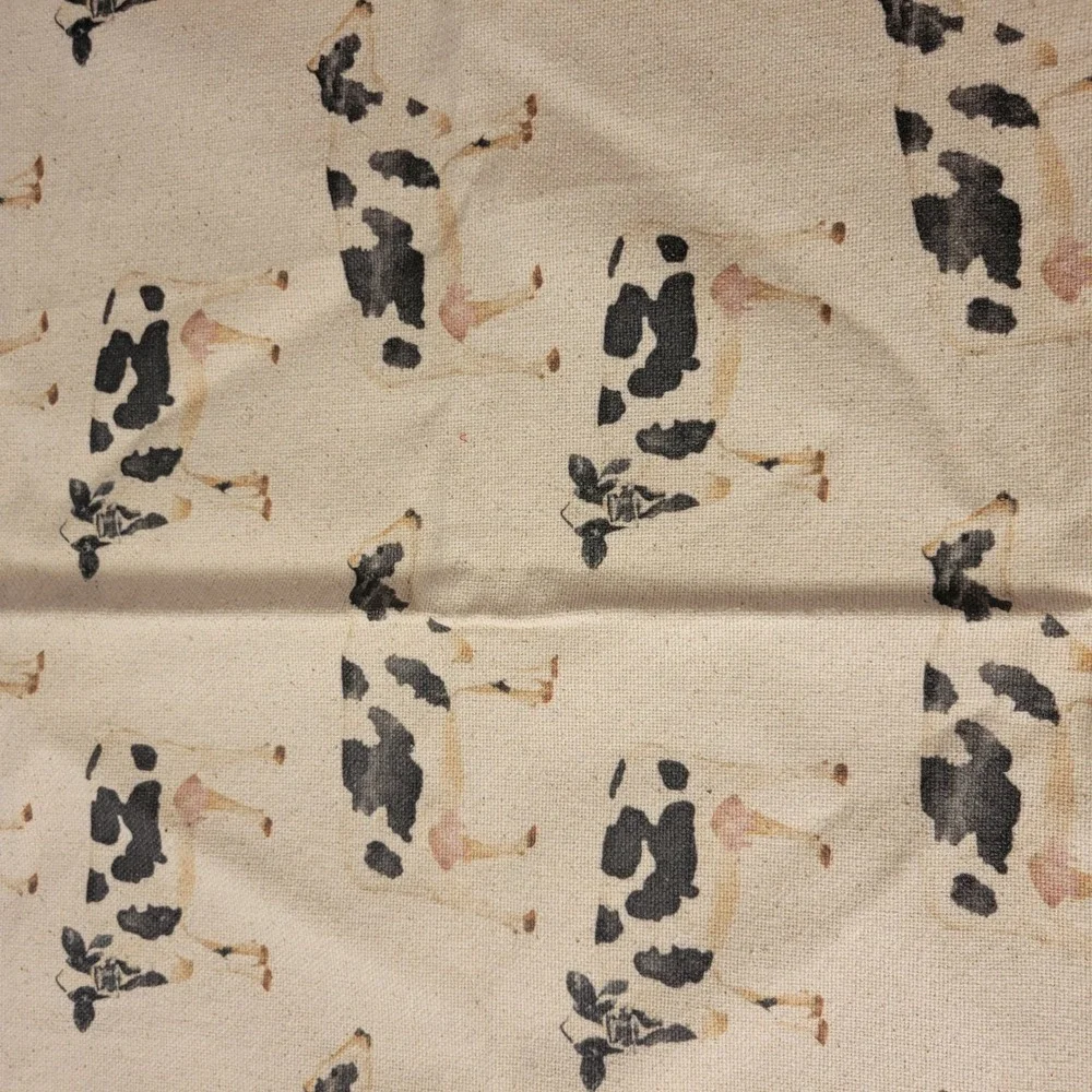 Mud Pie Kitchen Towel Set-3 Multicolor Farmhouse Cow Plaid Buffalo Check  28x21